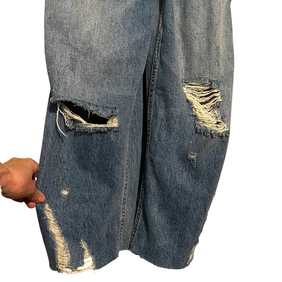 Free People Baggy Boyfriend Overalls - Picture 8 of 16